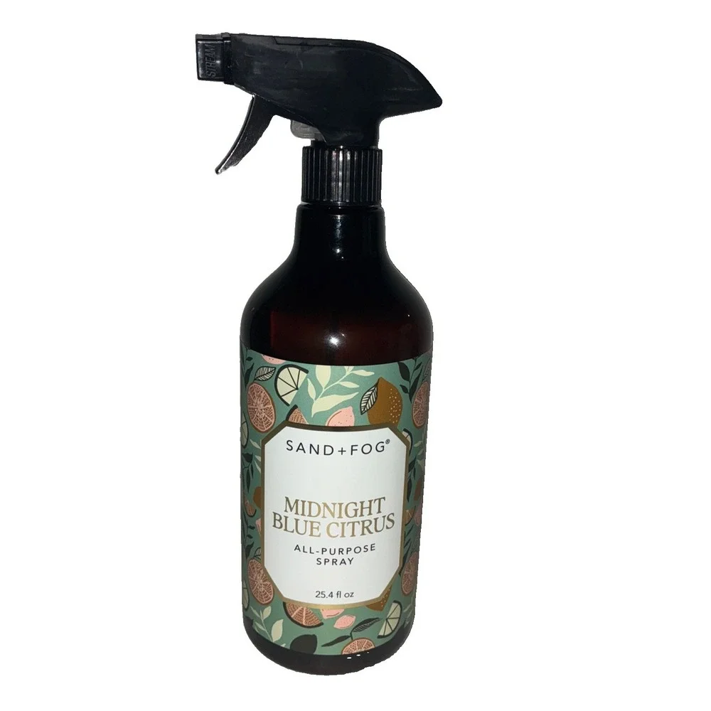 Sand + Fog All-Purpose Spray Cleaner Midnight Blue Citrus 25.4 Oz Plant-Based